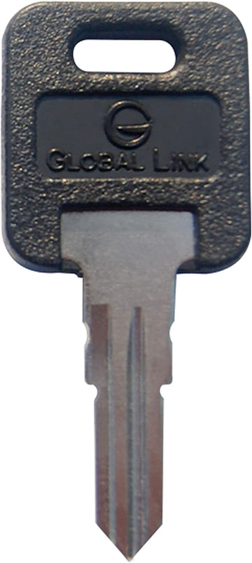 Global Link KEY-BLANK Blank Key for RV Entry Door Global Link Locks - Purple