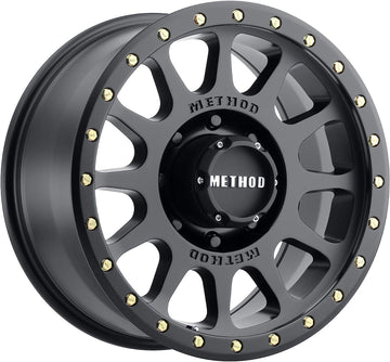 Method Race Wheels 305 NV Matte Black 18x9" 8x6.5", 12mm offset 4.5" Backspace, MR30589080512N 18x9 inches, 8x6.5, -12/4.5" Matte Black