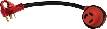 Valterra A103030D90 Led Detach Adapter 30 Amp Male - 30 Amp Female
