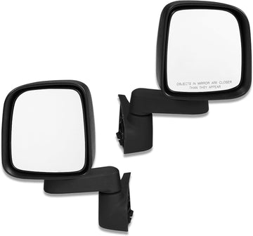 Bestop 51261-01 HighRock Black Full Door Replacement Mirror