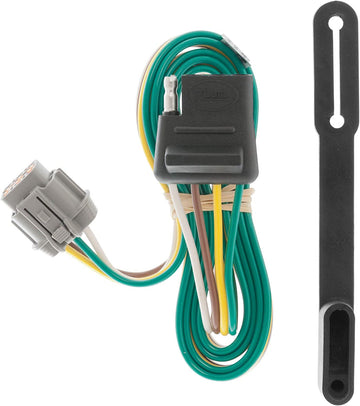CURT Manufacturing 55441 Vehicle-Side Custom 4-Pin Trailer Wiring Harness for Select Nissan Frontier, Pathfinder, Xterra, Suzuki Equator