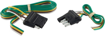 CURT (58355) 4-Way Flat Trailer End Connector