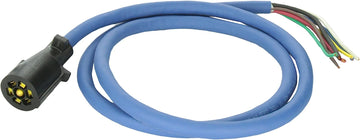 Bargman 54006-009 7-Way Trailer Connector, yellow