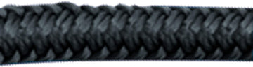 Sea-Dog 302110010Bk-1 Double Braided Nylon Dock Line - Black, 3/8" X 10'