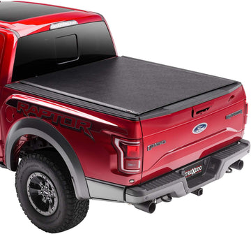 TruXedo Lo Pro Soft Roll Up Truck Bed Tonneau Cover | 557001 | Fits 2016-2023 Toyota Tacoma (Excludes Trail Special Edition Storage Boxes) 6' 2" Bed (73.7"), Black 6' 2" Bed Roll-Up