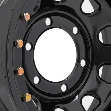 Pro Comp Steel Wheels Series 252 Wheel with Flat Black Finish (15x10"/6x5.5")