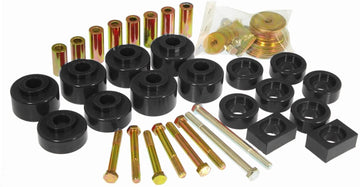 Prothane 6-107-BL Black Body and Cab Mount Bushing Kit - 20 Piece