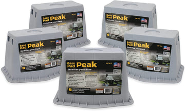 Stromberg Carlson JBP-813.5 Base Pad Peak - Scissor Jack - Stab Jack - Jack Stands - Trailer Jack - Trailer Jack Block - RV Accessories - Camper Accessories for Travel Trailers (5 Pack)