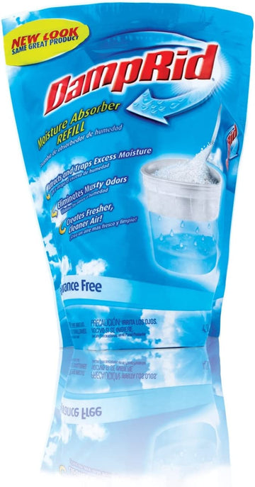 DampRid FG30K Refill Bag Fragrance Free, 6-Pack, 6 Piece