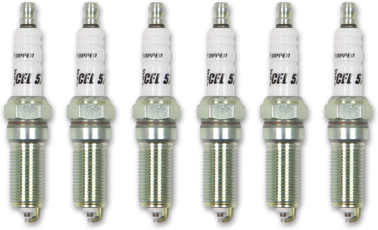 ACCEL Acc 578C1-6 Spark Plug, Ford EB V6, 1 Range Colder, 6Pk