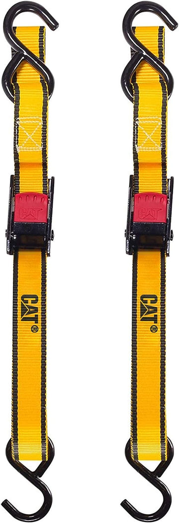 Cat 2 Piece Cambuckle Tie-Down Straps 500lb. 1-1/2" x 12" - 980071N