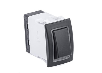 Sierra RK40660B, Rocker Switch, Halo DPST, Blue Halo