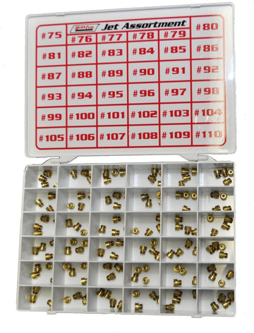 Quick Fuel Technology 36-436QFT Carburetor Main Jet Assortment Gas Jets 75-110 Jet Numbers 4 pc. Each Carburetor Main Jet Assortment