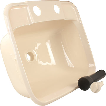 JR Products 95361 95361 Parchment Molded Lavatory Sink