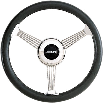 Grant 1050 Banjo Wheel Black Lthr