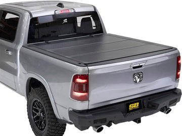 Smittybilt 2720001 Bed Guard Folding Tonneau Cover Fits Ram 1500 5.7 Ft Bed