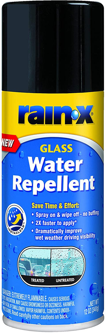 Rain-X 630168 Glass Water-Repellent Aerosol 12 oz.