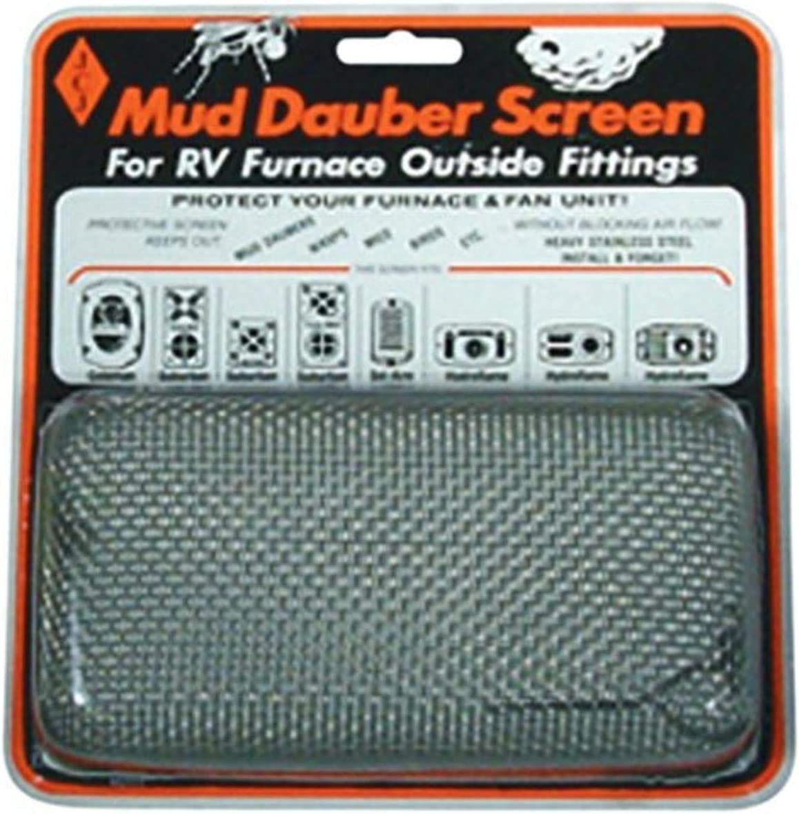 JCJ W-100 Mud Dauber Screen for RV Water Heater