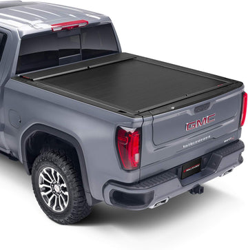 Roll N Lock A-Series Retractable Truck Bed Tonneau Cover | BT223A | Fits 2019-2023 Chevy/GMC Silverado/Sierra, Works w/MultiPro/Flex Tailgate (w/o Carbon Pro Bed) 5' 10" Bed (69.9")