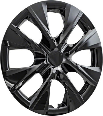 Wheel Cover, Gloss Black, Set of 4