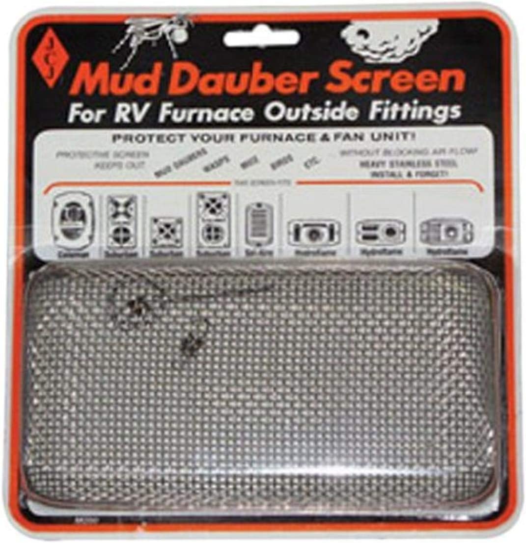 JCJ M-200 Mud Dauber Screen for RV furnace Outside Fitting