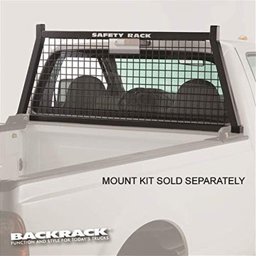 Backrack | 148LV | The Half Louvered Rack (Frame Only) | Black | Truck Specific Hardware Kit Required