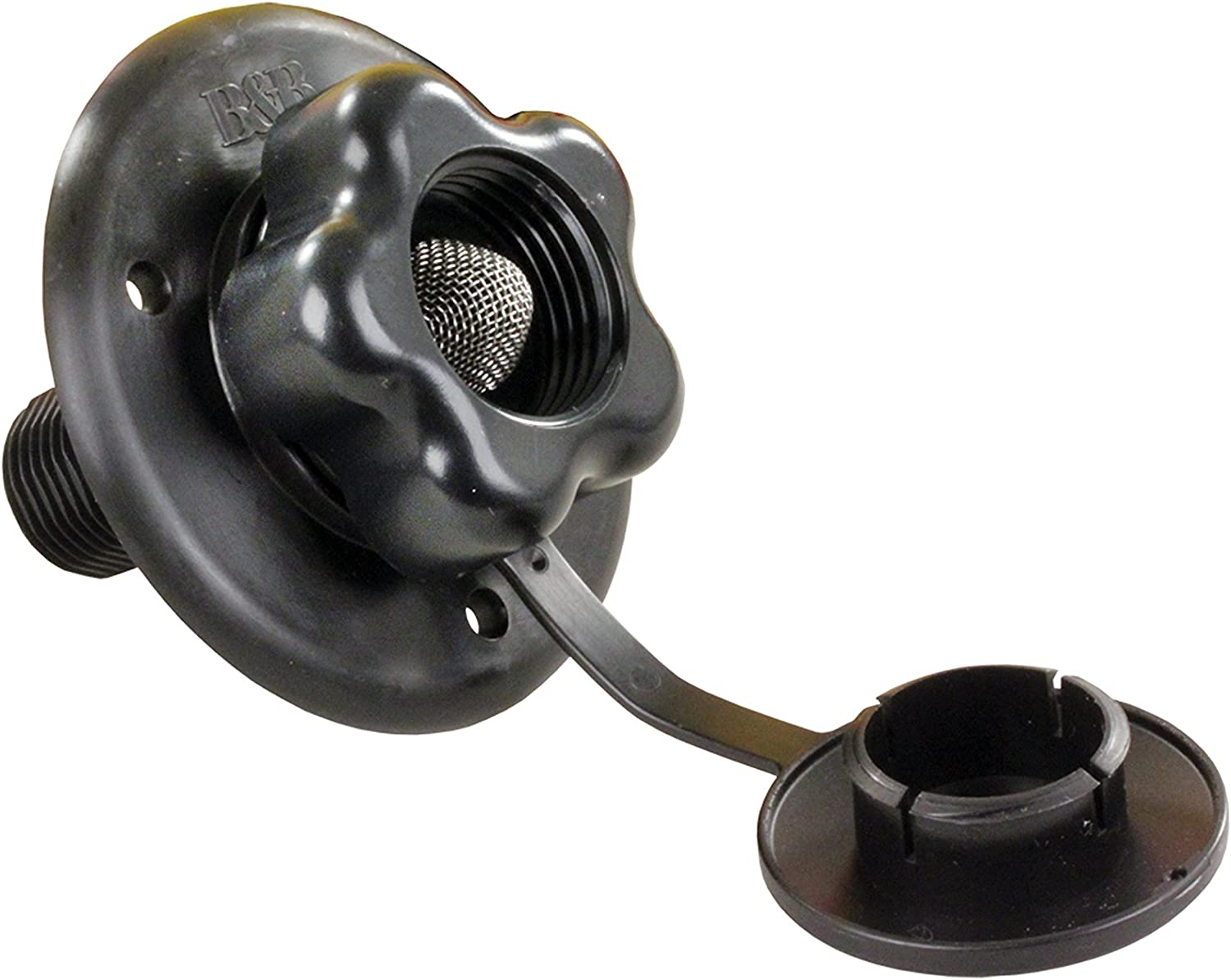 JR Products (160-85-A-3P-A) Black City Water Flange