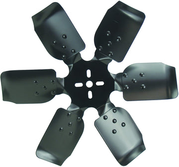 Derale 17317 Heavy Duty Fan Blade Series 1000 17" Steel Rigid Race Belt Driven Fan Standard Rotation
