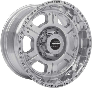 Pro Comp Wheels 8176-7973 Patriot Series 76 Size 17x9 Bolt Pattern 5x5 in. Back Space 4.75 in. -6mm Offset Max Load 2500lbs Gloss Black/Milled Patriot Series 76