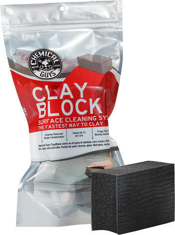 Chemical Guys CLAY_BLOCK Clay Block V2 (4.6 in. x 3.5 in. x 1.7 in.)