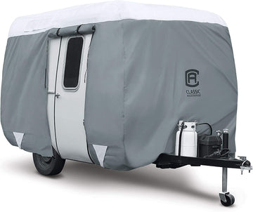 Classic Accessories PolyPro 3 Molded Fiberglass Camping Trailer Cover, 13'1"-16' Long