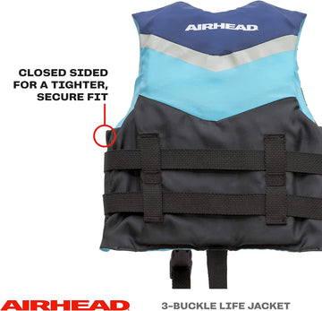 Airhead Vibe Life Vest, Closed Sided PFD, Child
