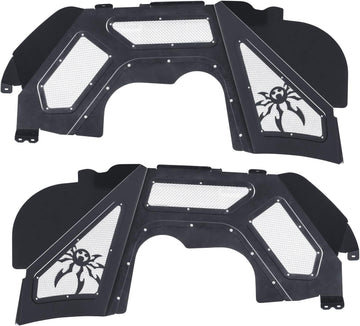 Poison Spyder JL/JT Vented Front Inner Fenders, Black - Pair