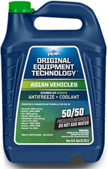 Peak Oem Asian Green 50/50 Antifreeze
