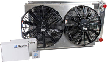 Griffin Radiators CU-70008-LS PerformanceFit Radiator ComboUnit LS Swap 1968-197