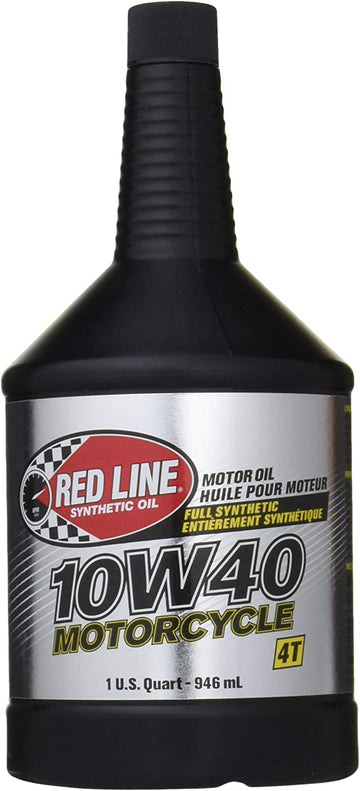 Red Line 42404 10W40 Motorcycle Oil - 1 Quart Bottle
