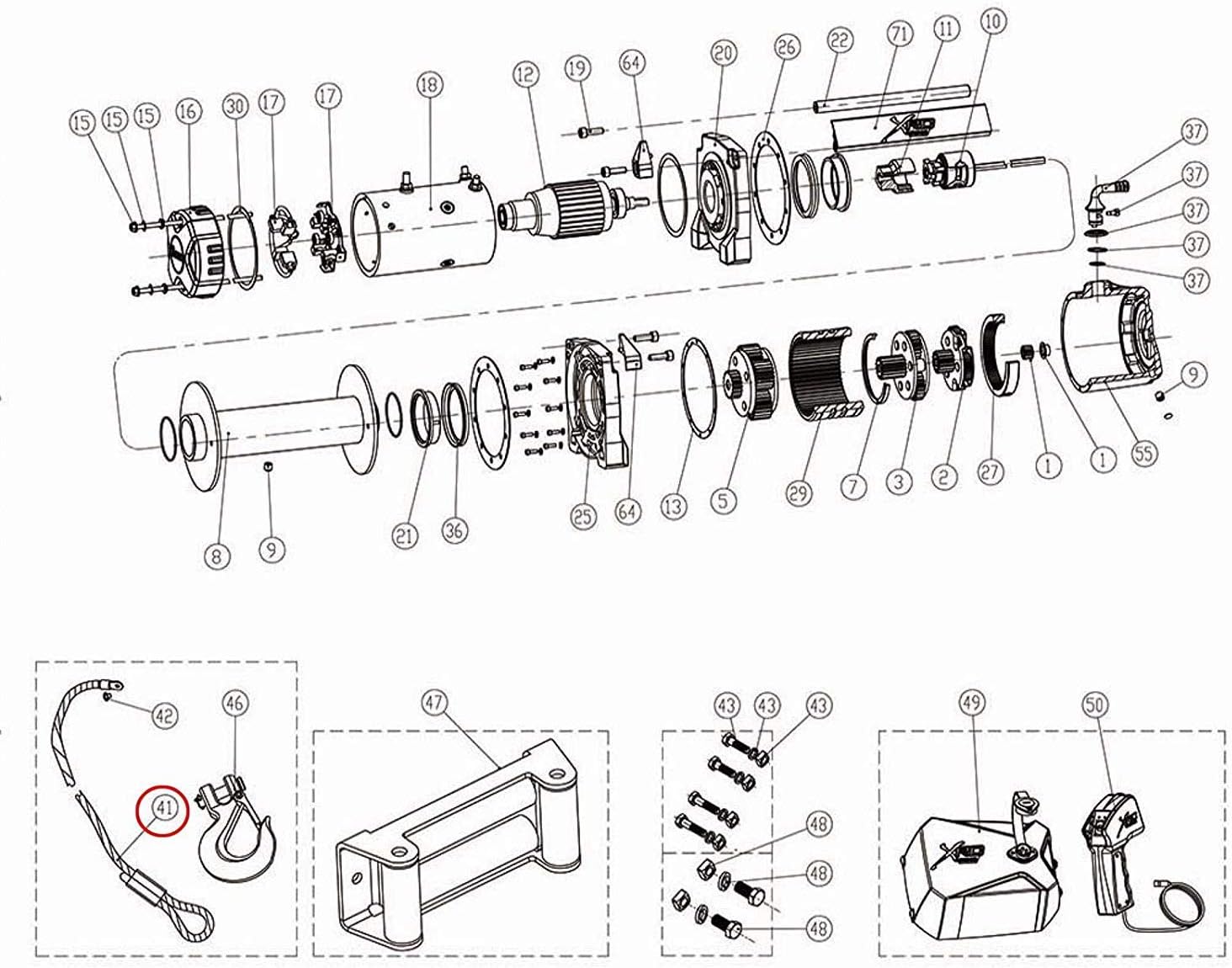 Wire Rope W/ Fix Bolt