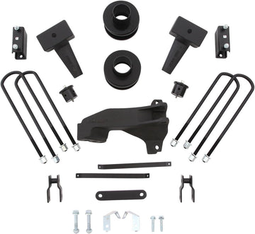 Pro Comp Suspension 62663K Level Lift Nitro Kit Lift Height 2.5 Inch Front 1 Inch Rear Coil Spring Spacers Lift Blocks w/U-Bolts Includes Track Bar Drop Bracket Level Lift Nitro Kit