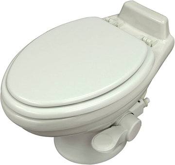 Dometic 320 Series Low Profile Toilet, White Low Profile White
