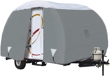 Classic Accessories 80-200-161001-00 Overdrive PolyPro III Deluxe Teardrop R-Pod Travel Trailer Cover, Fits Up To 20' Trailers Fits Up To 20' Trailers Grey