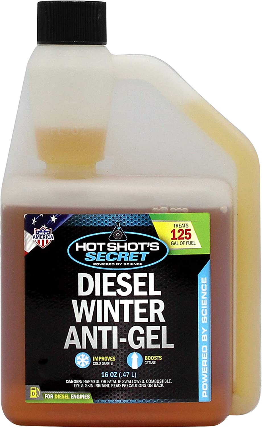 Hot Shot's Secret Diesel Winter Anti-Gel 16 Ounce Squeeze Bottle