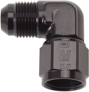 Russell by Edelbrock 614805 Black -6 an 90 Degree Male an to Female an Fitting