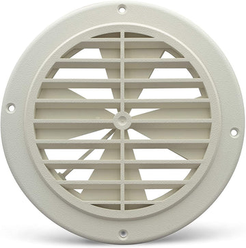 RV Camper Ceiling AC Vent with Damper White PN 94275