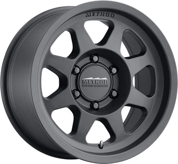 Method Race Wheels 701 Matte Black 17x7.5" 6x130", 50mm offset 6.2" Backspace, MR70177563550