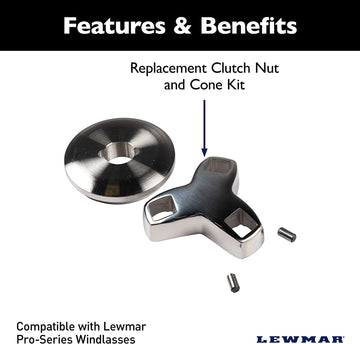 Lewmar 66000098 Ps Clutch Nut & Cone Kit