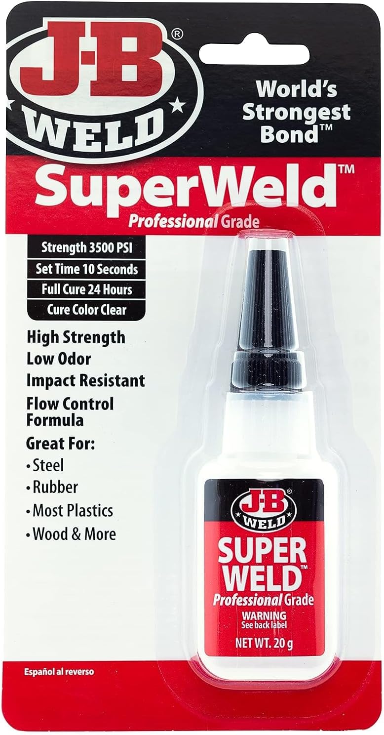 J-B Weld 33120H SuperWeld Glue - Clear Super Glue - 20g 1 20 gram