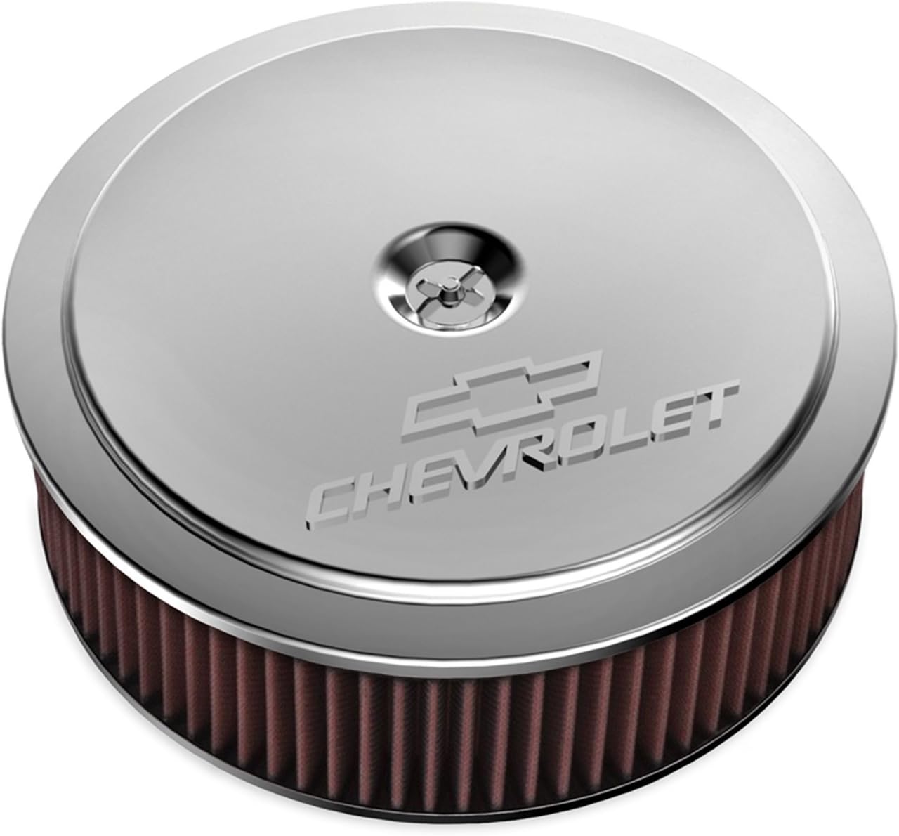 Holley Gm Muscle Series Air Cleaner, Finned, 14X4 Prem Pol