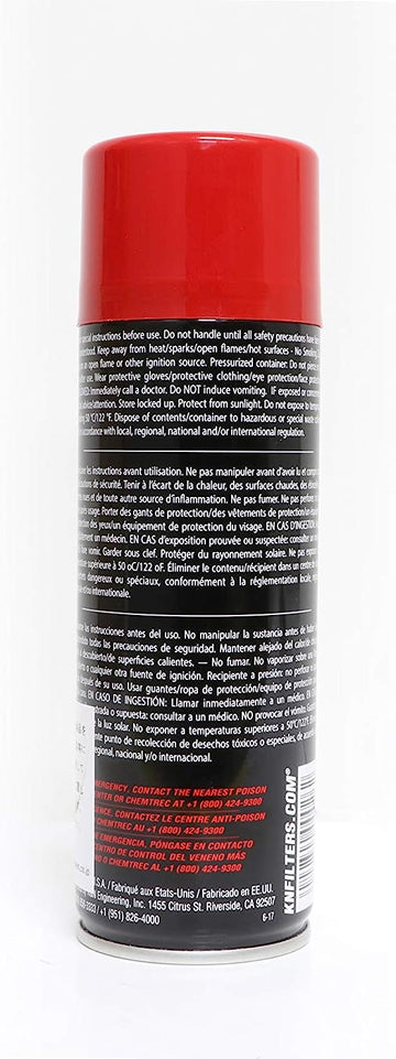 K&N Filters 99-0504 Air Filter Oil, Aerosol, 6.5-Ounce 6.5 Ounce