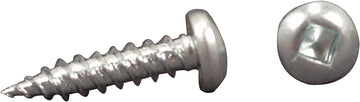 AP Products 012-PSQ500 8 X 1-1/2 Zinc Pan Head Screws, 1-1/2" / Pack of 500