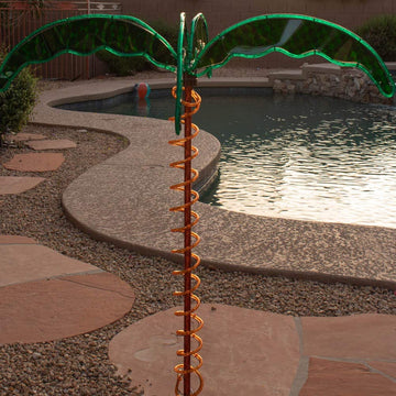 Green LongLife 8080104 Decorative Palm Tree Rope Light 7 feet Palm Tree Without Coconuts